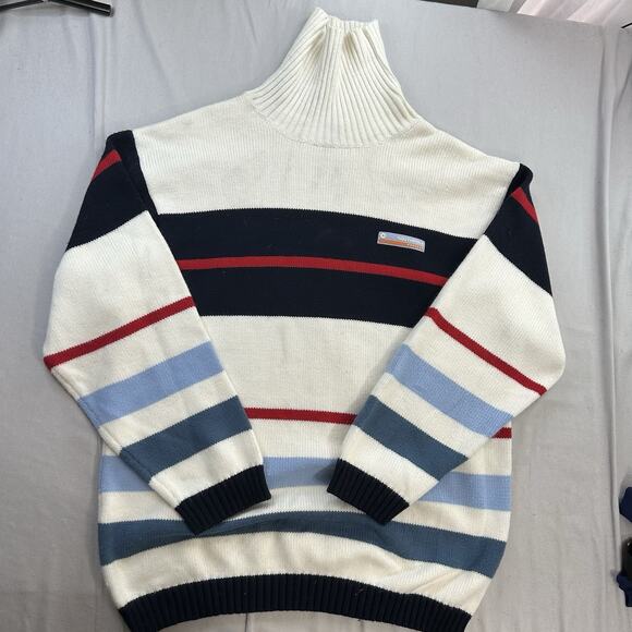 Southpole Other - Vtg Southpole Sweater Mens XL Mock Turtleneck Striped Multicolor 90s Y2k Hip Hop